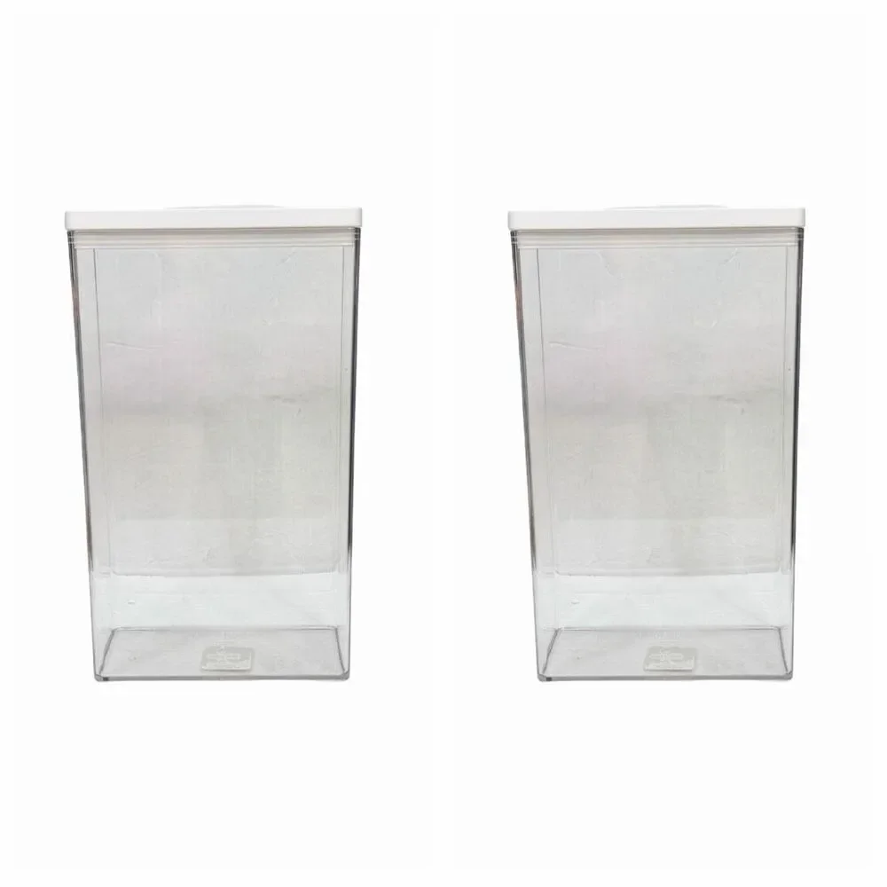 Brightroom 4.3 Qt Plastic Food Storage Canister - Set of 2